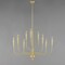 Maxim Lighting Vela 9-Light Chandelier 24819SBR - alternate 4